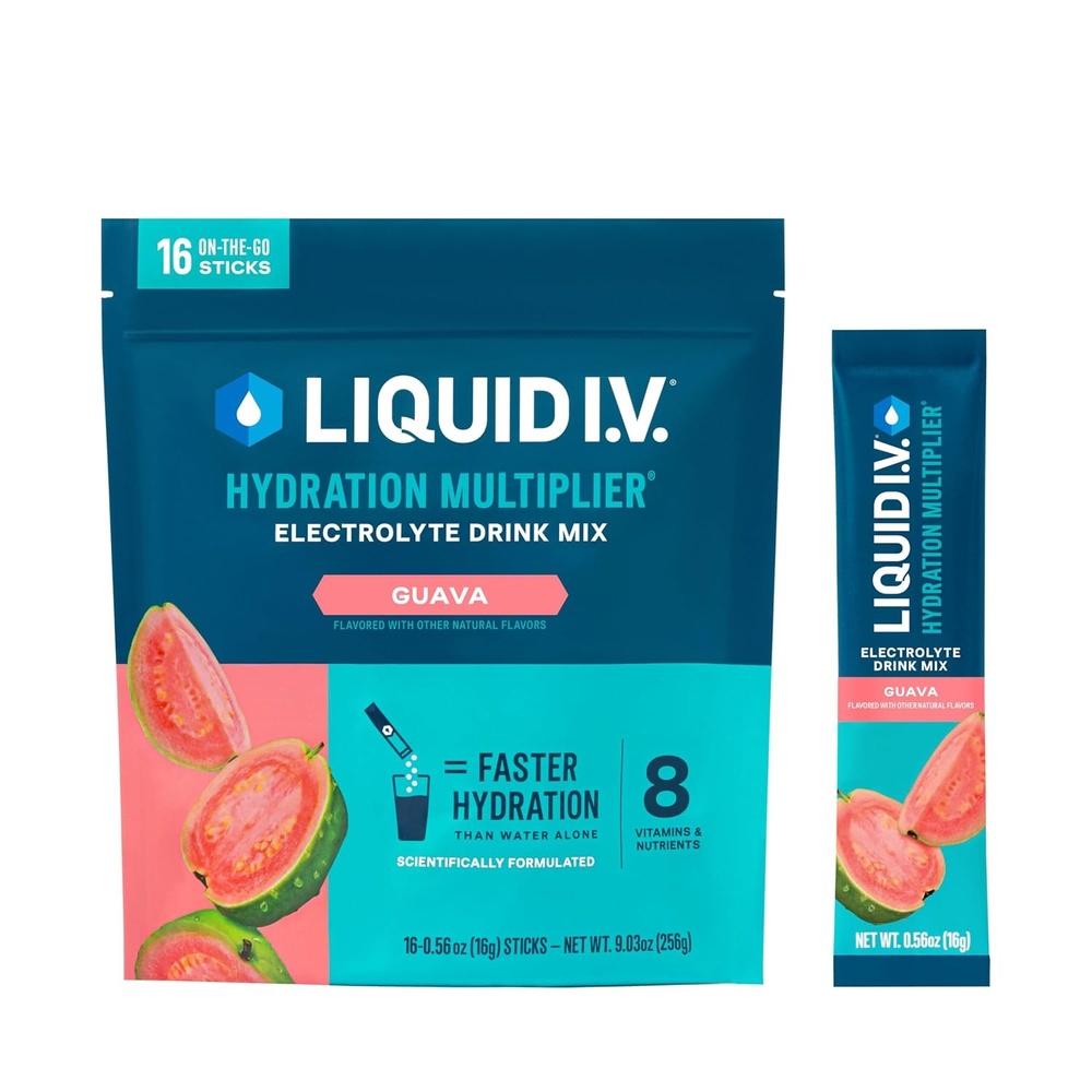 image:imageLiquid IV Hydration Multiplier  Concord Grape  Electrolyte Powder Drink Mix  1 Pack 16 ServingsGuava