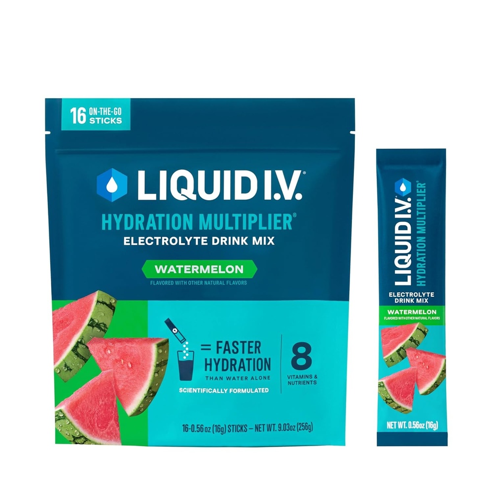 image:imageLiquid IV Hydration Multiplier  Concord Grape  Electrolyte Powder Drink Mix  1 Pack 16 ServingsWatermelon