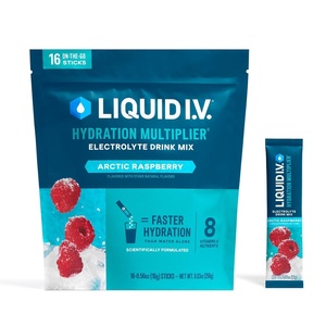 Liquid I.V.® Hydration Multiplier – Concord Grape | Electrolyte Powder Drink Mix | 1 Pack (16 Servings)(Arctic Raspberry)
