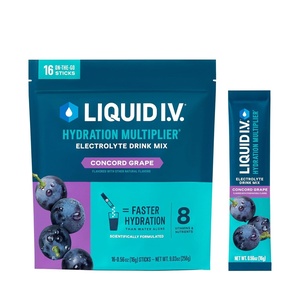 Liquid I.V.® Hydration Multiplier – Concord Grape | Electrolyte Powder Drink Mix | 1 Pack (16 Servings)(Concord Grape)