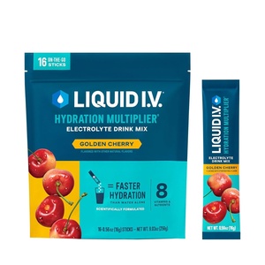 Liquid I.V.® Hydration Multiplier – Concord Grape | Electrolyte Powder Drink Mix | 1 Pack (16 Servings)(Golden Cherry)
