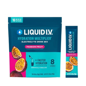 Liquid I.V.® Hydration Multiplier – Concord Grape | Electrolyte Powder Drink Mix | 1 Pack (16 Servings)(Passion Fruit)
