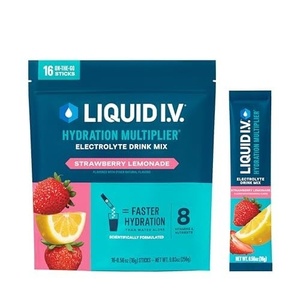 Liquid I.V.® Hydration Multiplier – Concord Grape | Electrolyte Powder Drink Mix | 1 Pack (16 Servings)(Strawberry Lemonade)