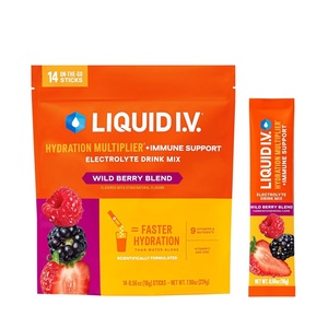 Liquid I.V.® Hydration Multiplier +Immune Support – Wild Berry Blend | Electrolyte Powder Drink Mix | 1 Pack (14 Servings)(Wild Berry Blend)
